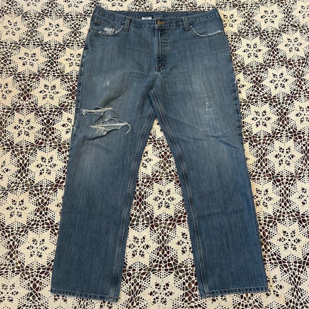 Carhartt Men's Blue Straight Jeans